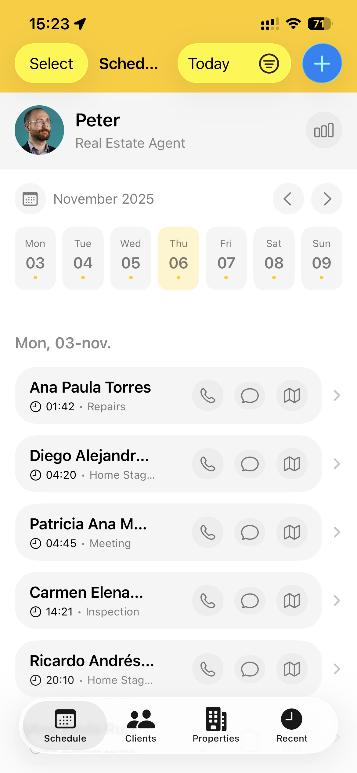 Bricks Leads — client management for real estate agents
