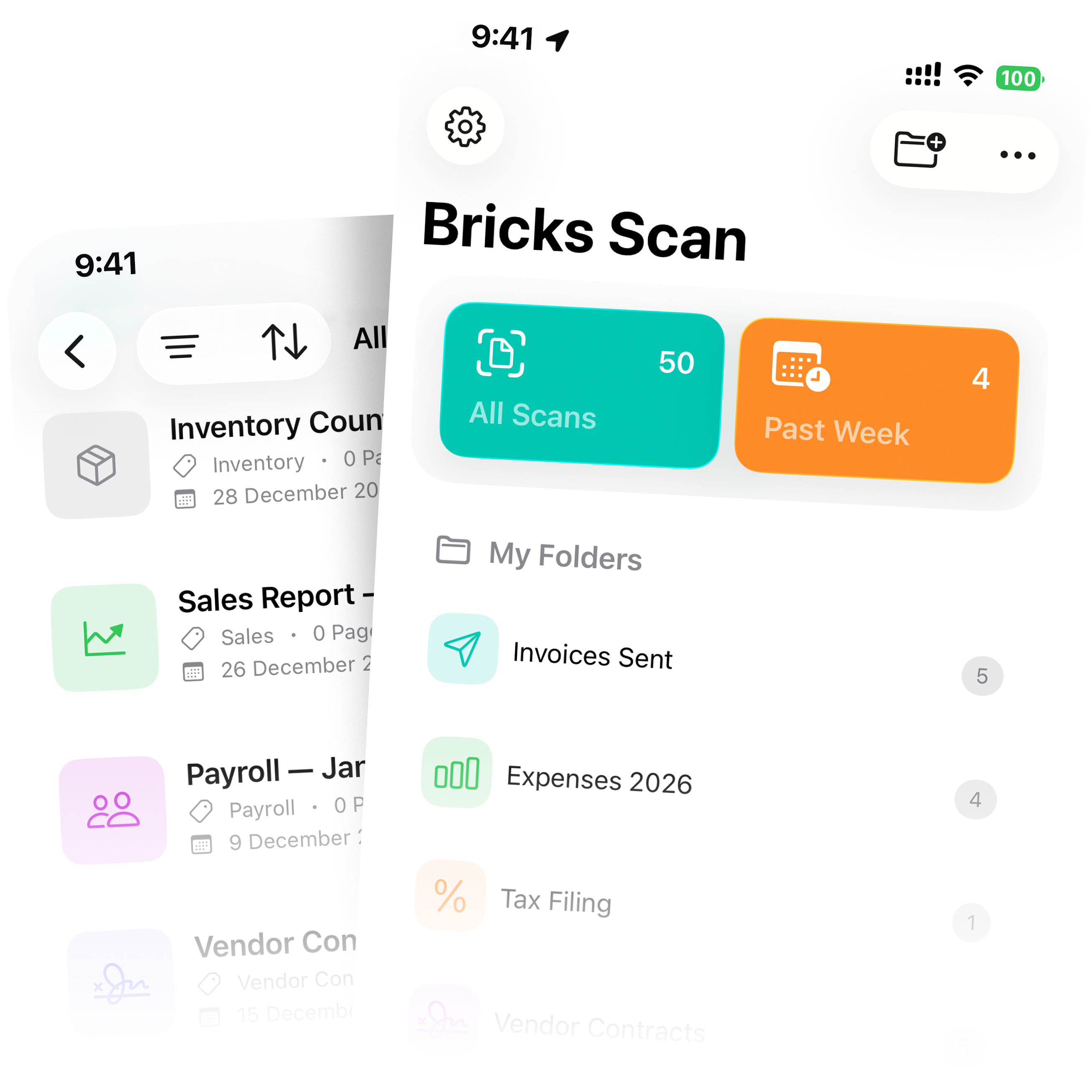 Bricks Scan App Interface
